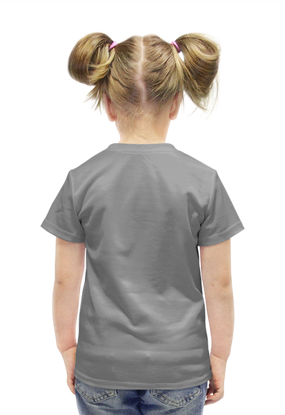 Заказать детскую футболку в Москве. Футболка с полной запечаткой для девочек На коне от Оксана Музыка - готовые дизайны и нанесение принтов.