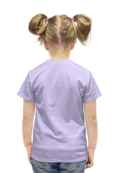 Заказать детскую футболку в Москве. Футболка с полной запечаткой для девочек Единорог (1) от T-shirt print  - готовые дизайны и нанесение принтов.