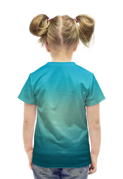Заказать детскую футболку в Москве. Футболка с полной запечаткой для девочек Дикий воздух от ISliM - готовые дизайны и нанесение принтов.