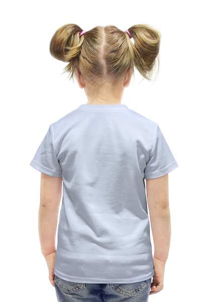 Заказать детскую футболку в Москве. Футболка с полной запечаткой для девочек Airplanes от ISliM - готовые дизайны и нанесение принтов.