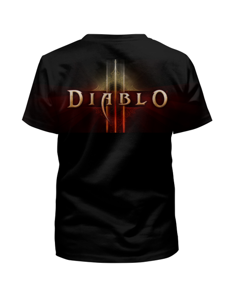 Заказать детскую футболку в Москве. Футболка с полной запечаткой для девочек Diablo 3 от scrat29@yandex.ru - готовые дизайны и нанесение принтов.