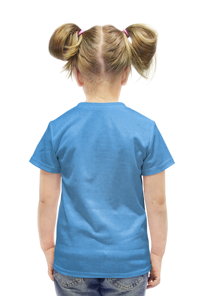 Заказать детскую футболку в Москве. Футболка с полной запечаткой для девочек Сквиртл от scoopysmith - готовые дизайны и нанесение принтов.