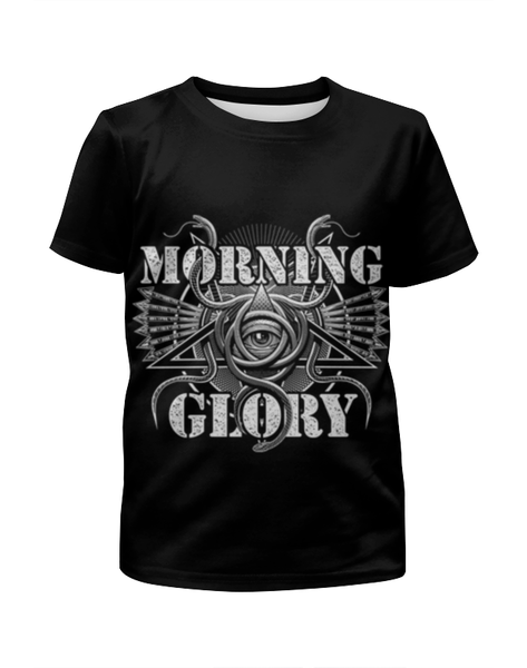 Заказать детскую футболку в Москве. Футболка с полной запечаткой для девочек Morning Glory  от ПРИНТЫ ПЕЧАТЬ  - готовые дизайны и нанесение принтов.