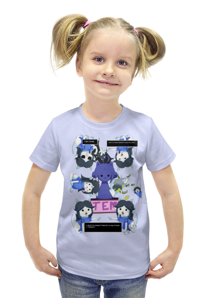 Заказать детскую футболку в Москве. Футболка с полной запечаткой для девочек Undertale от cherdantcev - готовые дизайны и нанесение принтов.