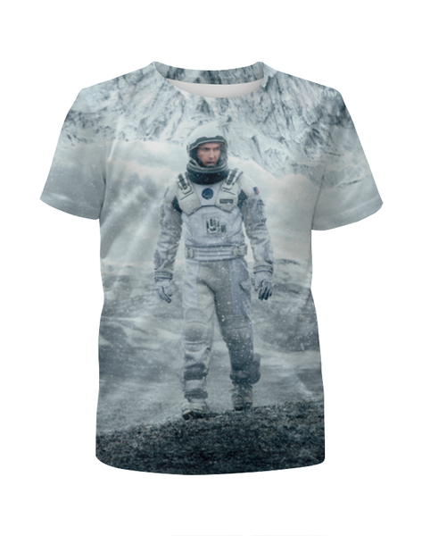 Заказать детскую футболку в Москве. Футболка с полной запечаткой для девочек Interstellar от skynatural - готовые дизайны и нанесение принтов.