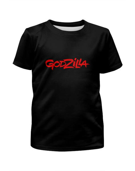 Заказать детскую футболку в Москве. Футболка с полной запечаткой для девочек Godzilla от THE_NISE  - готовые дизайны и нанесение принтов.