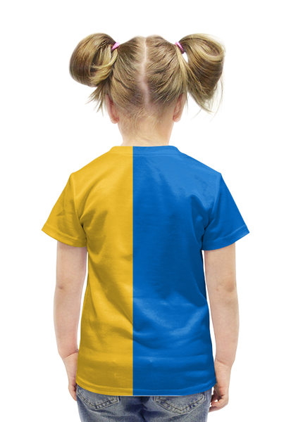 Заказать детскую футболку в Москве. Футболка с полной запечаткой для девочек Черепа арт от ПРИНТЫ ПЕЧАТЬ  - готовые дизайны и нанесение принтов.