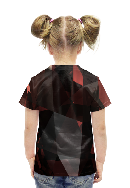 Заказать детскую футболку в Москве. Футболка с полной запечаткой для девочек Рубин от THE_NISE  - готовые дизайны и нанесение принтов.