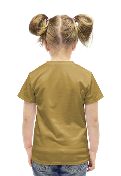 Заказать детскую футболку в Москве. Футболка с полной запечаткой для девочек Doge  от scoopysmith - готовые дизайны и нанесение принтов.