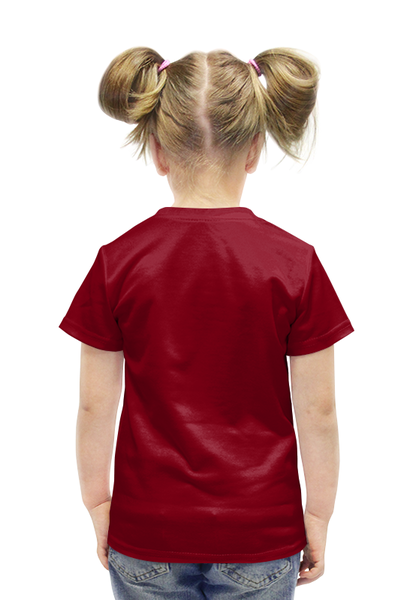 Заказать детскую футболку в Москве. Футболка с полной запечаткой для девочек Хитмонли от scoopysmith - готовые дизайны и нанесение принтов.