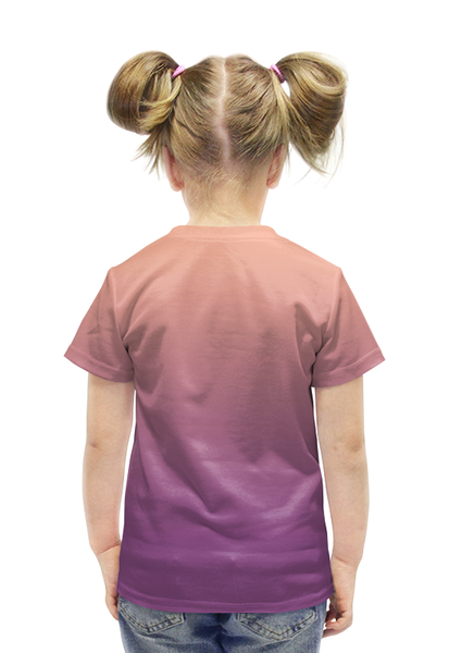 Заказать детскую футболку в Москве. Футболка с полной запечаткой для девочек Магнолия от Ирина - готовые дизайны и нанесение принтов.