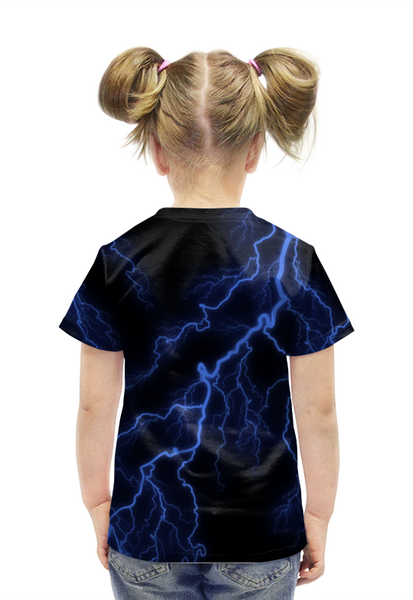 Заказать детскую футболку в Москве. Футболка с полной запечаткой для девочек Brawl Stars Leon от weeert - готовые дизайны и нанесение принтов.