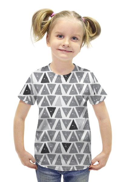 Заказать детскую футболку в Москве. Футболка с полной запечаткой для девочек Пепел от anomalica - готовые дизайны и нанесение принтов.