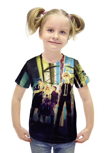 Заказать детскую футболку в Москве. Футболка с полной запечаткой для девочек Tokyo Ghoul от Y L - готовые дизайны и нанесение принтов.