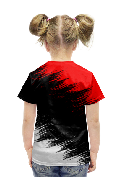 Заказать детскую футболку в Москве. Футболка с полной запечаткой для девочек CS GO [2] от Карусель Фартуны - готовые дизайны и нанесение принтов.