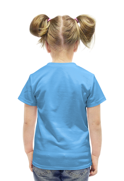 Заказать детскую футболку в Москве. Футболка с полной запечаткой для девочек Тюльпаны от NataKoch  - готовые дизайны и нанесение принтов.