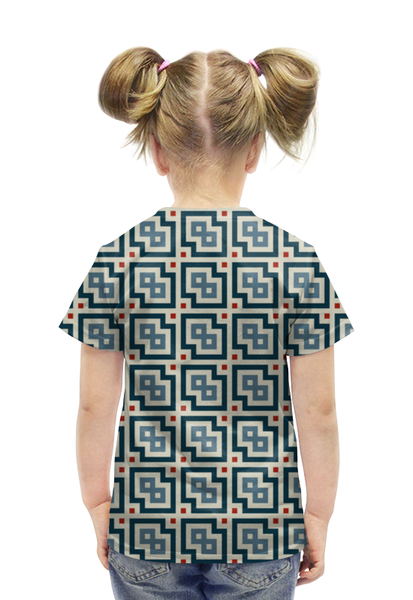 Заказать детскую футболку в Москве. Футболка с полной запечаткой для девочек VECTOR от CoolDesign - готовые дизайны и нанесение принтов.
