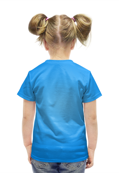 Заказать детскую футболку в Москве. Футболка с полной запечаткой для девочек Котофей  от ПРИНТЫ ПЕЧАТЬ  - готовые дизайны и нанесение принтов.