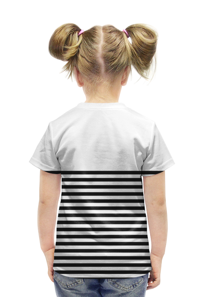 Заказать детскую футболку в Москве. Футболка с полной запечаткой для девочек Любопытство от Виктор Гришин - готовые дизайны и нанесение принтов.
