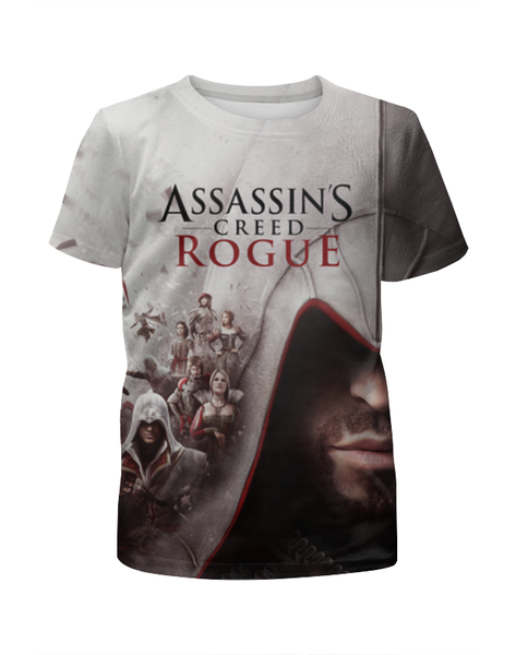 Заказать детскую футболку в Москве. Футболка с полной запечаткой для девочек Assassin’s Creed от weeert - готовые дизайны и нанесение принтов.