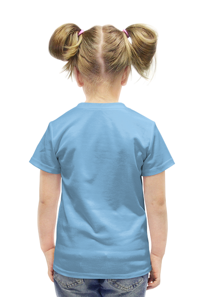 Заказать детскую футболку в Москве. Футболка с полной запечаткой для девочек Кролик от weeert - готовые дизайны и нанесение принтов.