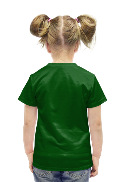 Заказать детскую футболку в Москве. Футболка с полной запечаткой для девочек День защитника Отечества от FireFoxa - готовые дизайны и нанесение принтов.