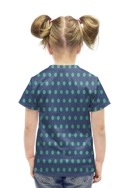 Заказать детскую футболку в Москве. Футболка с полной запечаткой для девочек Пес в шляпе от THE_NISE  - готовые дизайны и нанесение принтов.