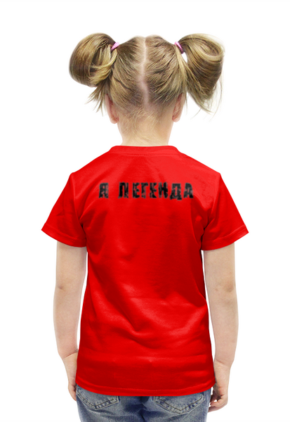 Заказать детскую футболку в Москве. Футболка с полной запечаткой для девочек Т 34 Символ Победы от Каролина Горяинова - готовые дизайны и нанесение принтов.