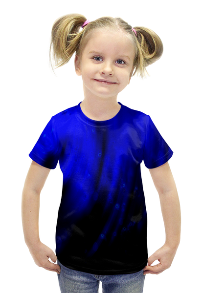 Заказать детскую футболку в Москве. Футболка с полной запечаткой для девочек Бездна от THE_NISE  - готовые дизайны и нанесение принтов.