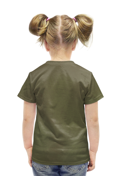 Заказать детскую футболку в Москве. Футболка с полной запечаткой для девочек WOLF   от CoolDesign - готовые дизайны и нанесение принтов.