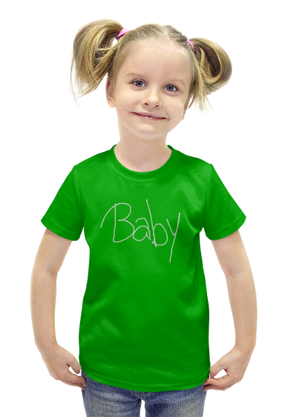 Заказать детскую футболку в Москве. Футболка с полной запечаткой для девочек Baby          от Mari_M - готовые дизайны и нанесение принтов.