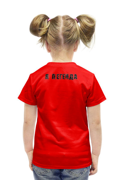 Заказать детскую футболку в Москве. Футболка с полной запечаткой для девочек КАТЮША от Каролина Горяинова - готовые дизайны и нанесение принтов.