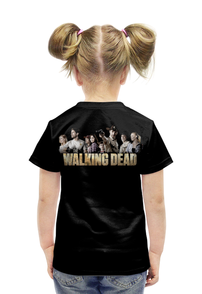 Заказать детскую футболку в Москве. Футболка с полной запечаткой для девочек Walking Dead от scrat29@yandex.ru - готовые дизайны и нанесение принтов.