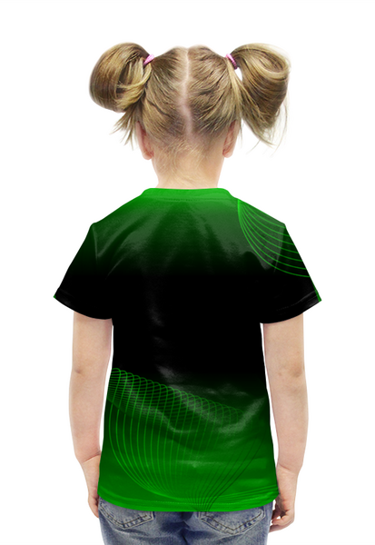 Заказать детскую футболку в Москве. Футболка с полной запечаткой для девочек Из серии Зона 51 от Zorgo-Art  - готовые дизайны и нанесение принтов.