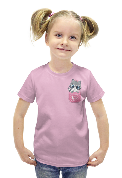 Заказать детскую футболку в Москве. Футболка с полной запечаткой для девочек Футболка для девочки  от iulis29@mail.ru - готовые дизайны и нанесение принтов.