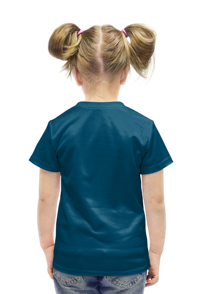 Заказать детскую футболку в Москве. Футболка с полной запечаткой для девочек Tea time  от ПРИНТЫ ПЕЧАТЬ  - готовые дизайны и нанесение принтов.