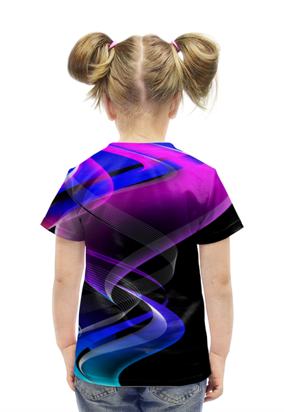Заказать детскую футболку в Москве. Футболка с полной запечаткой для девочек Fortnite от THE_NISE  - готовые дизайны и нанесение принтов.
