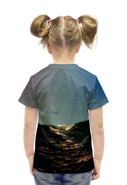 Заказать детскую футболку в Москве. Футболка с полной запечаткой для девочек Эмбрион от Deliriumtech - готовые дизайны и нанесение принтов.
