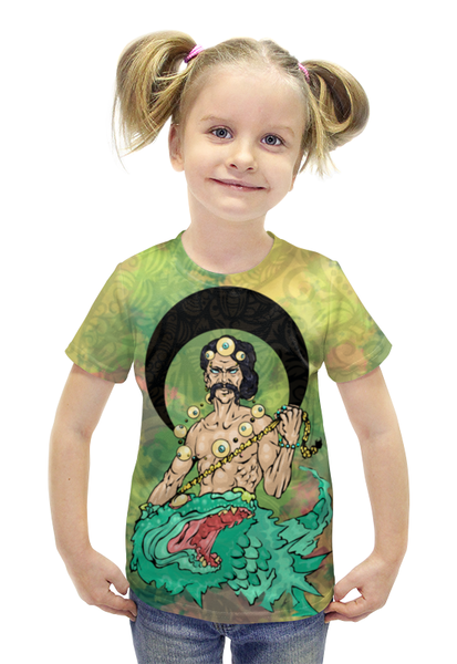 Заказать детскую футболку в Москве. Футболка с полной запечаткой для девочек Варуна от bloodrabbit - готовые дизайны и нанесение принтов.