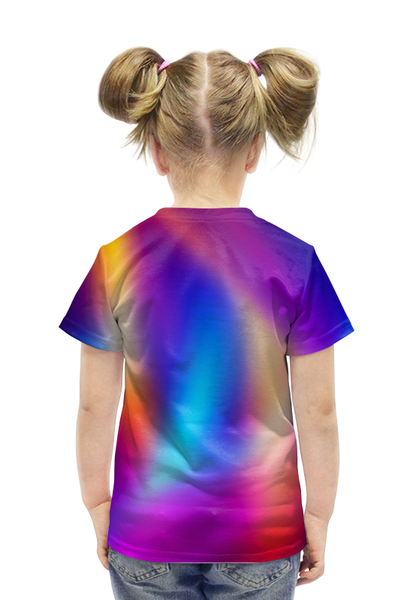 Заказать детскую футболку в Москве. Футболка с полной запечаткой для девочек Tik Tok от THE_NISE  - готовые дизайны и нанесение принтов.