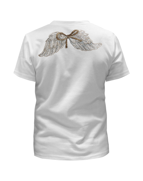Заказать детскую футболку в Москве. Футболка с полной запечаткой для девочек Снежный ангел от anastasia_ketova@mail.ru - готовые дизайны и нанесение принтов.