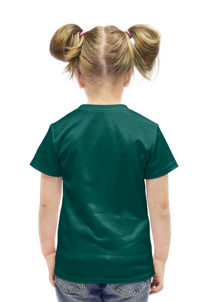 Заказать детскую футболку в Москве. Футболка с полной запечаткой для девочек Зомби хеллоуин от prodesign - готовые дизайны и нанесение принтов.