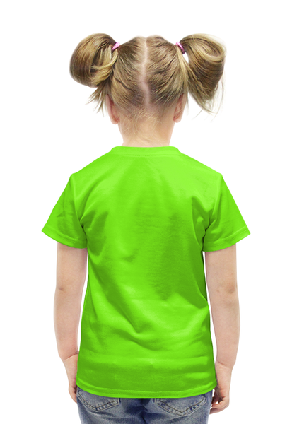 Заказать детскую футболку в Москве. Футболка с полной запечаткой для девочек Ананас от alinacat92@mail.ru - готовые дизайны и нанесение принтов.