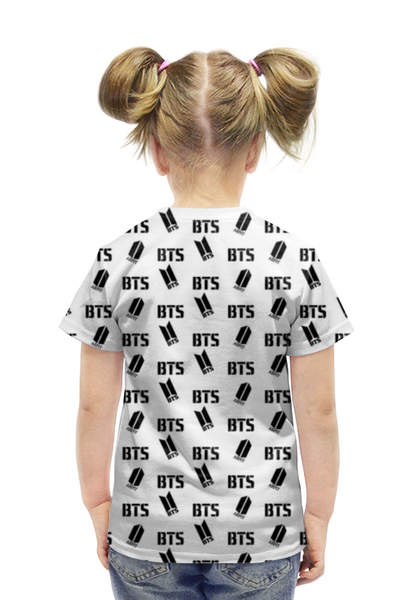 Заказать детскую футболку в Москве. Футболка с полной запечаткой для девочек  Группа BTS от THE_NISE  - готовые дизайны и нанесение принтов.