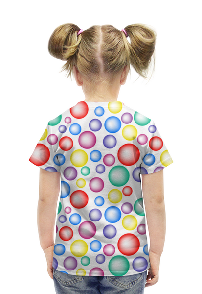 Заказать детскую футболку в Москве. Футболка с полной запечаткой для девочек Диско от p_i_r_a_n_y_a  - готовые дизайны и нанесение принтов.