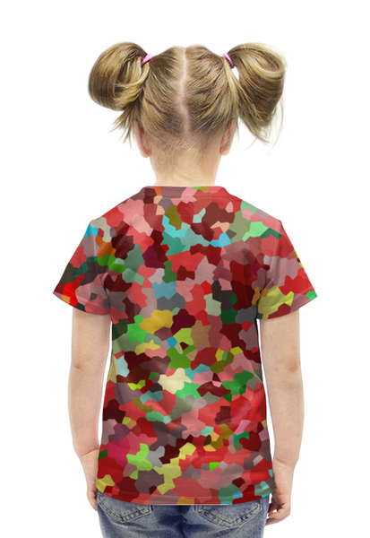 Заказать детскую футболку в Москве. Футболка с полной запечаткой для девочек Прикольненькие кристаллики от mistral3000@mail.ru - готовые дизайны и нанесение принтов.