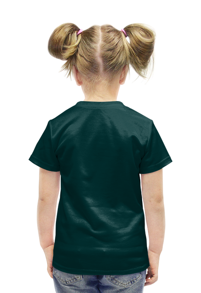 Заказать детскую футболку в Москве. Футболка с полной запечаткой для девочек Jack Daniels от Leichenwagen - готовые дизайны и нанесение принтов.