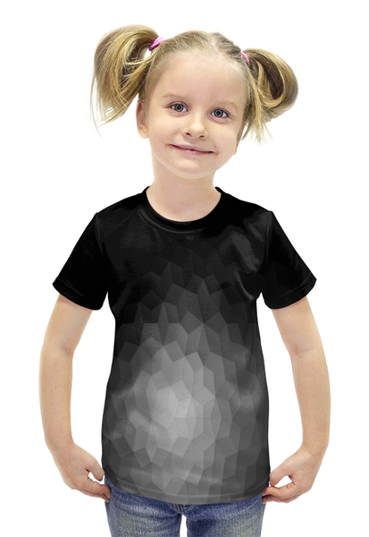 Заказать детскую футболку в Москве. Футболка с полной запечаткой для девочек Абстракция от THE_NISE  - готовые дизайны и нанесение принтов.