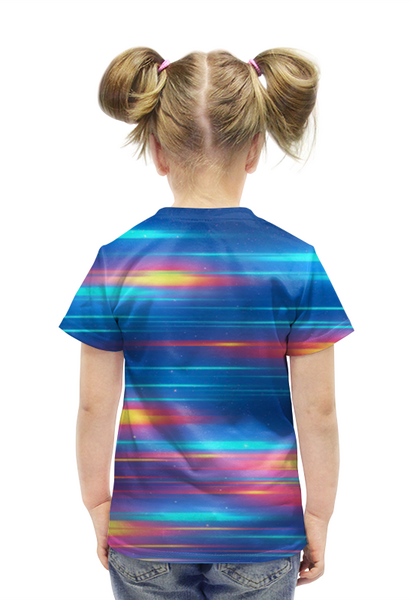 Заказать детскую футболку в Москве. Футболка с полной запечаткой для девочек Brawl Stars    от T-shirt print  - готовые дизайны и нанесение принтов.