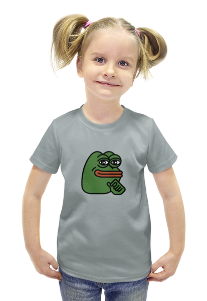 Заказать детскую футболку в Москве. Футболка с полной запечаткой для девочек Лягушка от THE_NISE  - готовые дизайны и нанесение принтов.
